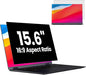 HD Laptop Privacy Screen 15.6 inch, Upgraded Laptop Privacy Screen for 16:9 Widescreen Removable Anti Glare Cover and Blue Light UV-Blocking Filter