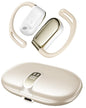 NEOQOQO Open Ear Headphones, Running Headphones for Workout, Beige