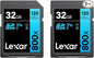 Lexar High-Performance 800x 32GB (2-Pack) SDHC UHS-I Memory Cards, C10, U1, V10, Full-HD & 4K Video, Up to 120MB/s Read, for Point-and-Shoot Cameras, Mid-Range DSLR, HD Camcorder (LSD0800032G-B2NNU)