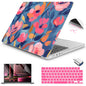 Teryeefi for M4 M5 MacBook Pro 14 inch Case 2025 2024 2023 2021 (M3 A2918 A2992 M2 A2779 M1 A2442 Pro/Max), Laptop Hard Shell Cover + Keyboard Cover for 14 inch Mac Pro, Abstract Pink Flower
