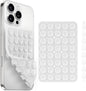Silicone Suction Cup Phone Case Mount Double Sided, Phone Accessories Hands-Free Strong Grip Holder for Selfies and Videos, Silicon Phone Stand for iPhone and Android Translucent