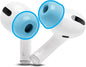 WC TipZ - Upgraded Memory Foam Ear Tips for Airpods Pro Made by Wicked Cushions | Improved Comfort, Tighter Seal, Better Foam Rebound Time | Fits Perfectly in Charging Case | Ocean Blue