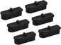uxcell 6 Pcs Clear Ethernet Hub Port Display Port Adapter Anti Dust Cover Cap Protector Plug