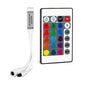 RGBZONE Mini 4PIN LED Controller 24 Keys IR Wireless Remote for RGB Strips