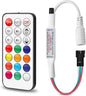 RGBZONE DC 5-24V Mini 21 Key IR Infrared Wireless RGB Remote Controller for WS2811 WS2812B LED Dream Color Strip Lights