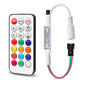 RGBZONE 3-Pin LED Controller, RF Remote for WS2812B/WS2811 Light Strips