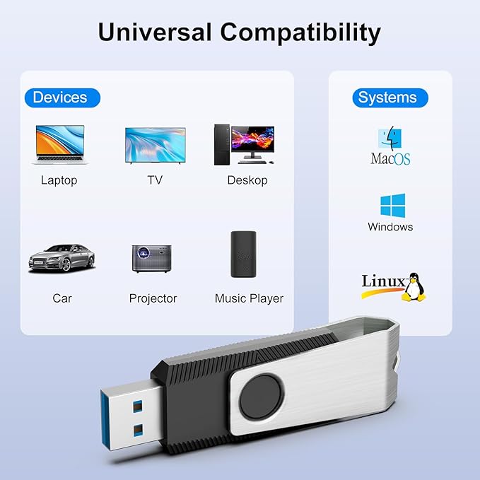 TOPESEL USB Flash Drive 5 Pack 16GB USB 3.0 Flash Drive Memory Stick USB Drive Thumb Drives USB Stick USB3.0 Thumb Drives (16GB 5PCS, Black)