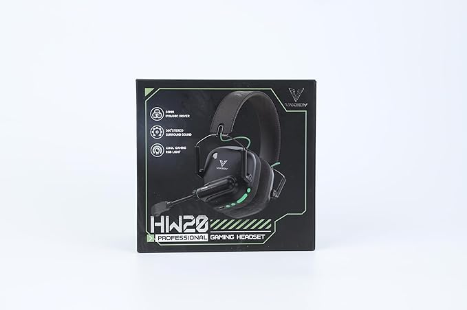Wireless Gaming Headset for PC, PS5, PS4, Mac, Switch, 2.4GHz USB Dongle Wireless Gaming Headphones with Microphone, Bluetooth 5.4, 50mm Driver, Stereo Sound, Cool Lighting, 50H Battery-Yellow