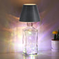 WILIT Wireless Bottle Lamp for Liquor Bottles, 3-Level Brightness LED Night Lights, Wine Lamp for Home Decor, Unique Table Lamp with RGB Lights, Rechargeable Bottle Lights for Bedroom, Black