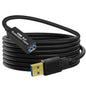 16.4FT USB 3.0 Extension Cable,USB Extension Cord A-Male to A-Female,Compatible with Oculus Quest 3 VR,Headset,Hard Drive,Printer,Keyboard, Mouse,PS4 and More