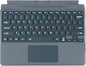 Keyboard for Microsoft Surface Pro Copilot+ (11th Edition) / Pro 11 / Pro 10 / Pro 9 / Pro 8 / Pro X, 13 inch, Detachable Type Cover with Touchpad, 7-Color Backlit & Pen Holder(Grey)