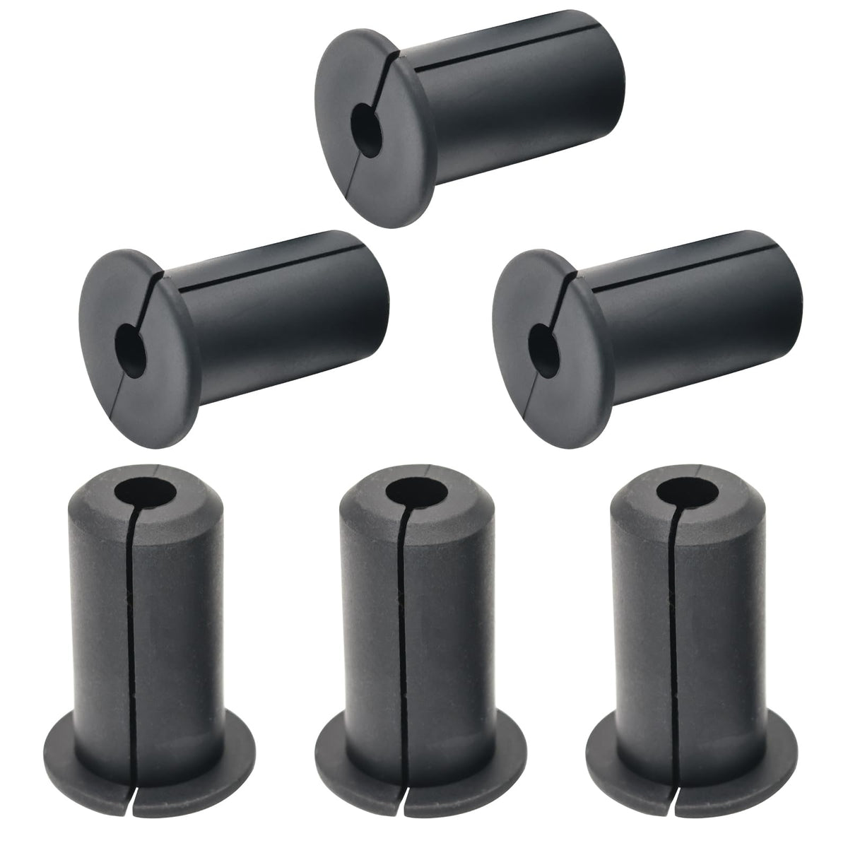 EASYEAH 2pc Black Starlink Cable Grommets 1" Silicone Wire Hole Grommet