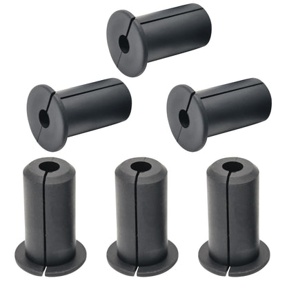 EASYEAH 2pc Black Starlink Cable Grommets 1" Silicone Wire Hole Grommet