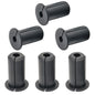 EASYEAH 2pc Black Starlink Cable Grommets 1" Silicone Wire Hole Grommet