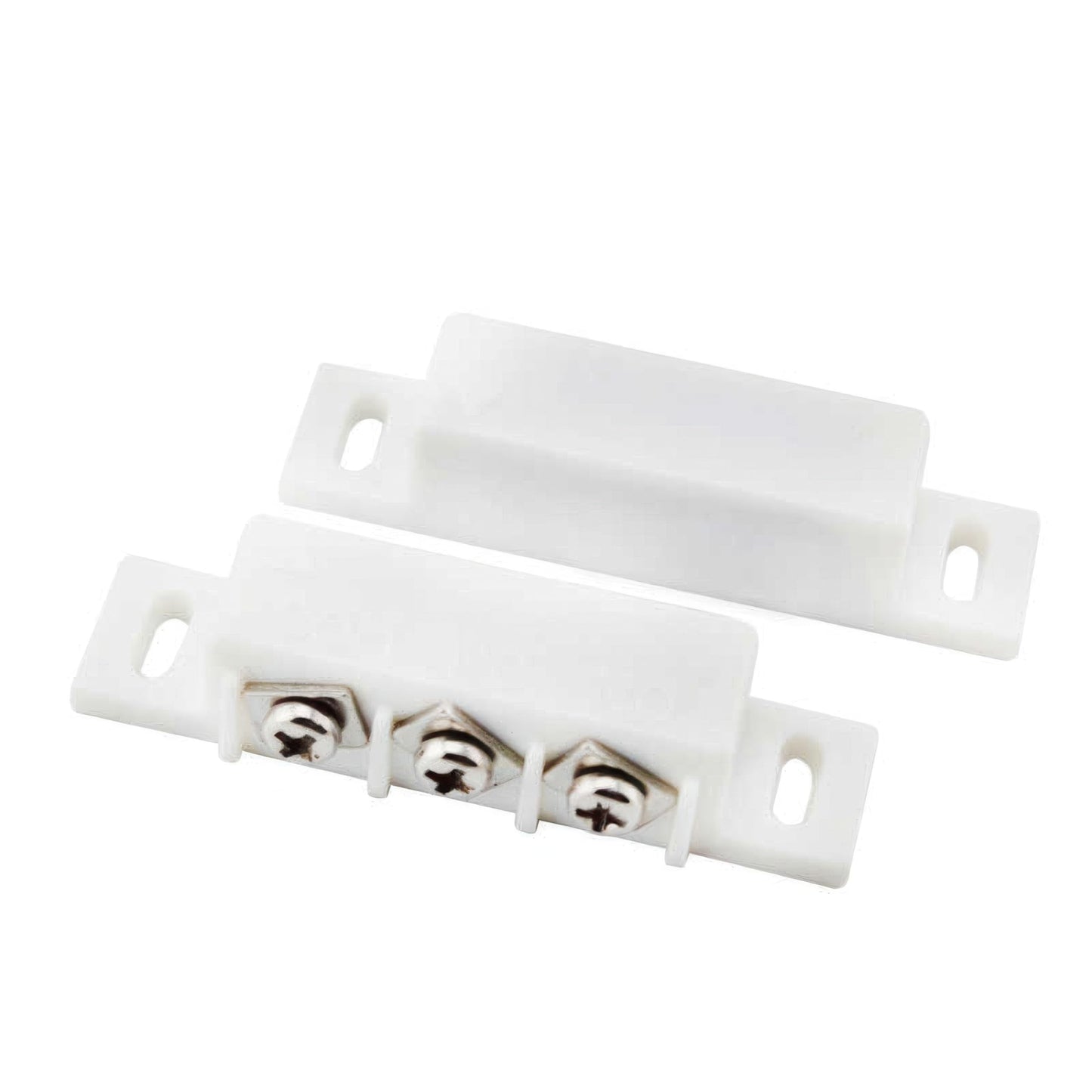FOCMKEAS Magnetic Reed Switch Wired Surface Mount Normally Open/Closed NC/NO Contact Sensor Alarm Magnetic Door Switch with 3 Wires, PVC, MC-31