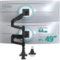 WALI Stacked Triple Monitor Mount for 13-34 inch Screens, 19.8 lbs per Arm