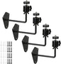 4-Pcs Camera Wall Mount Bracket, 360 Camera Mount with 1/4 Inch Thread, Metal Security Camera Mount, Camera Holder for Surveillance Cameras, Solar Panels, Lights