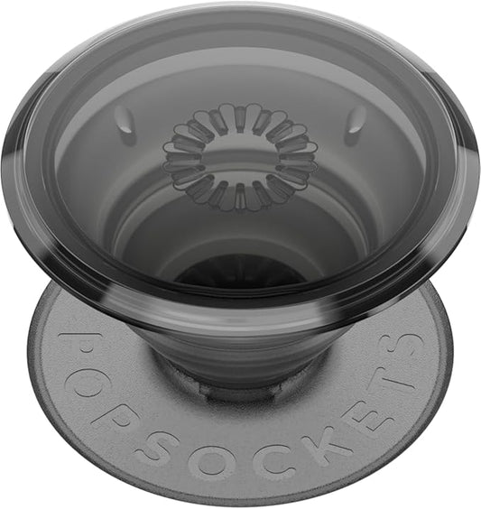 PopSockets Adhesive Phone Grip, Holder, Phone Stand, Black - Translucent Black Smoke