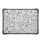 CASETiFY Impact MacBook Air 13" (M1/Intel) Case [Cushioned Impact Corners/Scratch-Resistant/Anti-Slip Grip] - Chrome Doodles - Clear Black
