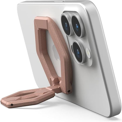 URBAN ARMOR GEAR UAG Magnetic Phone Ring Stand Compatible with MagSafe Magnet, Removable Metal Finger Ring Grip & 360 Rotation Adjustable Kickstand for iPhone 16/15, Galaxy S25, S24, Nude