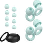 Ear Plugs for Sleeping, 2 Pairs of Reusable Earplugs for Noise Reduction 25dB-30dB with 8 Ear Tips, Soft Hearing Protection Ear Plugs for Concert,Noise Sensitivity, Study & Work