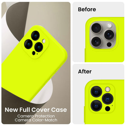 FireNova Designed for iPhone 15 Pro Case, 6.1", Fluorescent Green