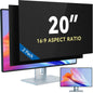 IPROKKO [2-Pack] 23.8 Inch Computer Privacy Screen Filter for 16:9 Widescreen Monitor, Removable 23.8in Anti Blue Light Glare Privacy Shield, Anti Spy Security Protector for Hp Dell Asus Acer Samsung