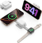 2025 3 in 1 Wireless Charging Station for Apple Multple Devices - Foldable Magnetic Wireless Charger Dock -Travel 20W Charging Pad for iPhone 16 15 14 13 12 Pro/Pro Max/Plus/Watch & Airpods All Series