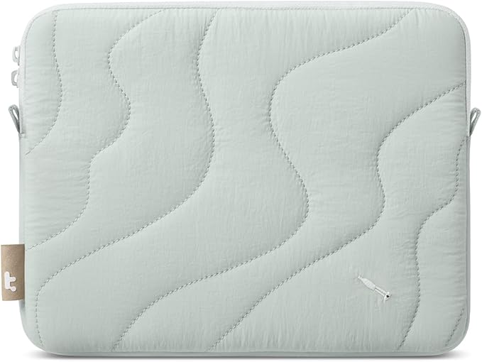 tomtoc 360 Protective Puffy Tablet Sleeve for iPad Pro 11-inch (M4/(4th/3rd/2nd/1st Gen), iPad Air 11-inch (M3) 2025/(M2) 2024 with Magic Keyboard/Smart Keyboard, Quilted Soft Puffer iPad Case