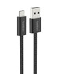 Belkin USB A to USB C Cable, 3.3ft, 15W - Type C Charger, iPhone Charger Cord, Soft, Braided, Flexible for iPhone 16 & 15, Galaxy S25, Pixel 9, iPad Pro, Airpods Pro, Switch & More - Black