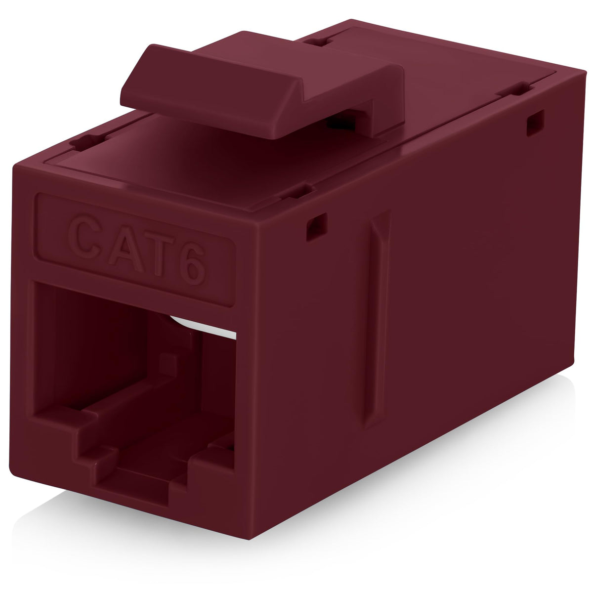Everest Cat6 RJ45 Keystone Coupler (48-Pack) in Blue - RJ45 Coupler - Cat 6 Couplers - Female to Female Cat6 Keystone Jacks - Ethernet Couplers - Ethernet Cable Extender