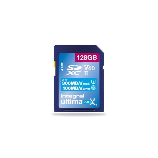 Integral 32GB UHS-II SD Card V90 Up to 300MBs Read and 270MBs Write Speed 1866X SDHC Professional High Speed Memory Card