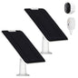 Solar Panel Charger Compatible with Arlo Pro 3/Pro 4/Pro 5S/Ultra/Ultra 2/Go 2 Continuous Power Supply IP65 Weatherproof with 9.8ft Charging Cable and Adjustable Wall Mount 4 Pack