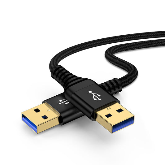 USB to USB Cable, 3 Pack 6 FT USB3.0 A to A Cable Male to Male USBCable