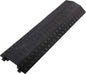Medium 2 Pack - Floor Cord Cover Cord Protector Drop Over Drop Trak Cable Ramp for Office Warehouse - Black