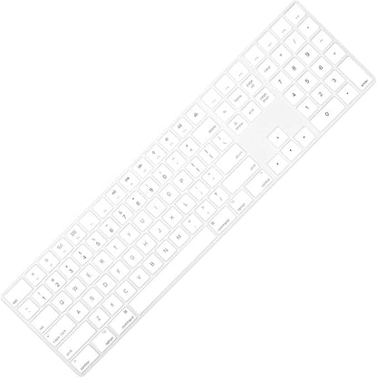 Allinside Transparent Cover for Apple iMac Magic Keyboard with Numeric Keypad MQ052LL/A A1843 US Layout