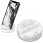 ZJL Marble Phone Stand for Desk - Cell Phone Holder for Nightstand Office Decor Telephone Boho White Marble Kitchen Accessories