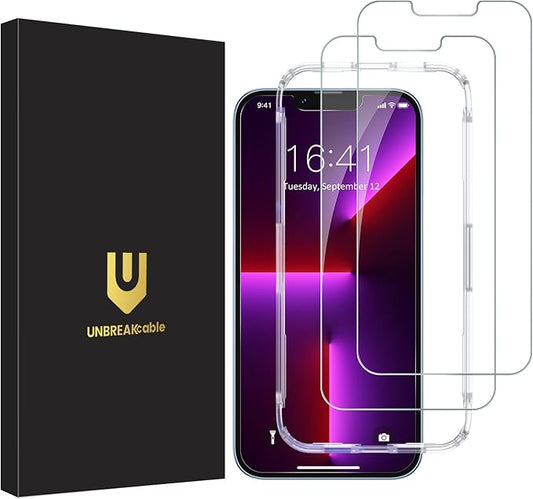 UNBREAKcable 2-Pack Screen Protector for iPhone 13 Pro Max/iPhone 14 Plus