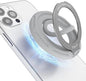 OPSO Magnetic Phone Ring Holder for MagSafe, 360 Degree Rotation Silicone Finger Ring Grip Stand Holder, Adjustable Kickstand, Compatible with iPhone 16 15 14 13 12/Pro/Max, Samsung and All Smartphone