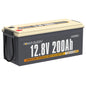Power Queen 12V 200Ah PLUS LiFePO4 Lithium Battery with 200A BMS for RV