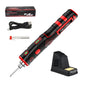 FROGBRO 11W 2500mAh USB Rechargeable Cordless Soldering Iron Kit 2 Tips