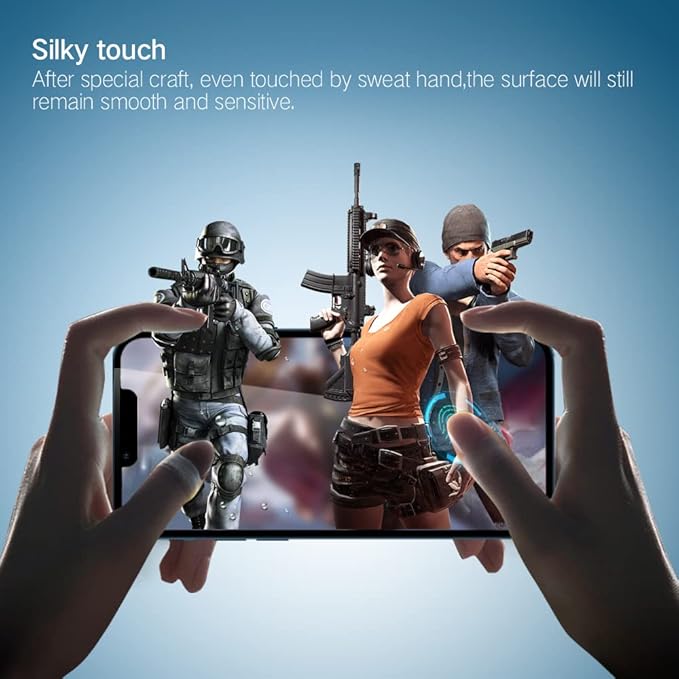 PERFECTSIGHT Anti Blue Light Screen Protector Compatible with iPhone 14 Series, Eye Care HD Clear Tempered Glass - Anti Eye Fatigue & Eye Dry 2X Stronger Easy Installation (iPhone 14 Max 6.7 inch)