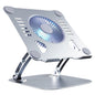 SHUWEI Laptop Stand with Fan, Height/Angle Adj fits 16" Laptop, Black