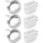 Fast USB C Charger Block,3Pack Long 6FT USB C to USB C Cable iPad Cord 20W iPhone 16 15 Charger Fast Charging for iPhone 16/16 Pro/15/15Pro/Pro Max/Plus,iPad 10th,iPad Air 5/4th,iPad Mini 6th,iPad Pro