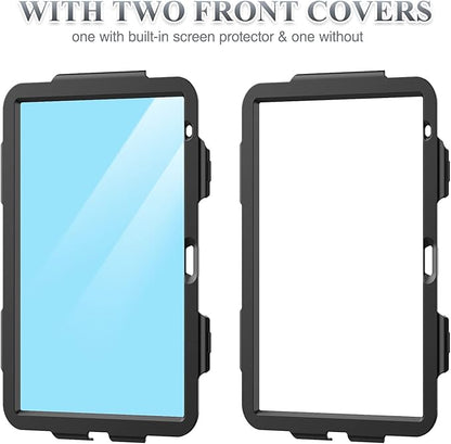 SEYMAC stock Case for iPad (A16) 11th/10th Generation 11''/10.9'' 2025/2022, Full-Body Drop Protection Case with Screen Protector &360° Rotate Hand Strap/Stand, Navy Blue