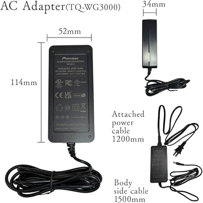 PIONEER,Sound TECTOR,Desktop Gaming Speaker,Slim Powered SUBWOOFER with HVT System,suppresses unwanted Vibration,Compact and 2.9 inch Thickness subwoofer,TQ-WG3000