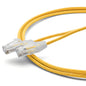 TRUECABLE Cat6 Component Rated Patch Cable, Unshielded (U/UTP), 7ft, Yellow, 28AWG Stranded Pure Copper, Snagless 10G High-Speed Ethernet Cable, PoE++ 4PPoE 100W, UL Listed, RoHS-3, 1 Pack