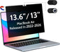 Peslv Magnetic Privacy Screen for Macbook Air 13.6/13 Inch (2022-2026, M2, M3, M4, M5), Removable Matte Anti Glare Blue Light Protector Private Security Filter for 13.6inch Mac Laptop Computer