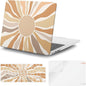 iCasso for MacBook Air 13 inch Case 2025 2024-2022 Release M4 A3240 M3 A3113 A2681 M2 with Liquid Retina Display, Hard Plastic Shell for Mac Air 13.6, TPU Keyboard Cover&Screen Protector, Sunshine