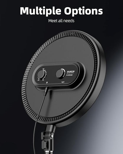 Weilisi Large Ring Light with 79" Stand, 6500K Professional Full-Screen Big Ring Light with Stand and Phone Holder, Selfie Light with Remote for Studio Video Photography, TikTok, YouTube, Live Stream